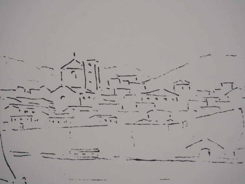 Georges BOINOT : Voyages, Palma de Majorque, Lithographie originale signée