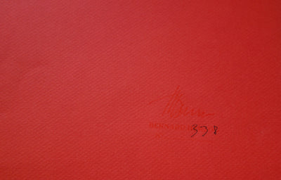Bernard HERZOG : Ondes magnétiques, Aquarelle originale signée