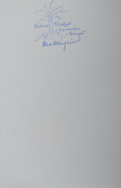 Autographe original de Alex ALLEGRIER (photo de détail 2) - Crédit photo : Galerie Art.Paris