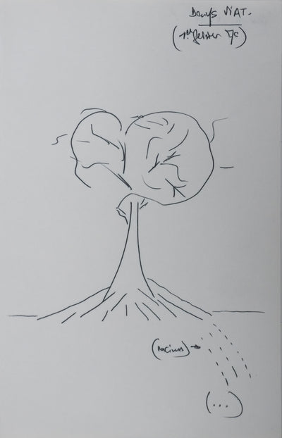 Autographe original de Denys VIAT (vue générale) - Crédit photo : Galerie Art.Paris