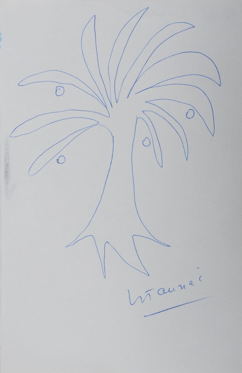 Autographe original de Michel TAURIAC (vue générale) - Crédit photo : Galerie Art.Paris