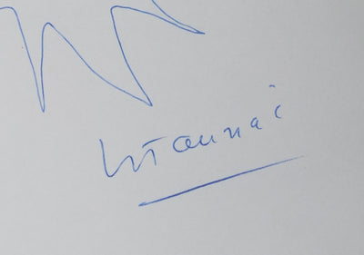 Autographe original de Michel TAURIAC (photo de détail 2) - Crédit photo : Galerie Art.Paris