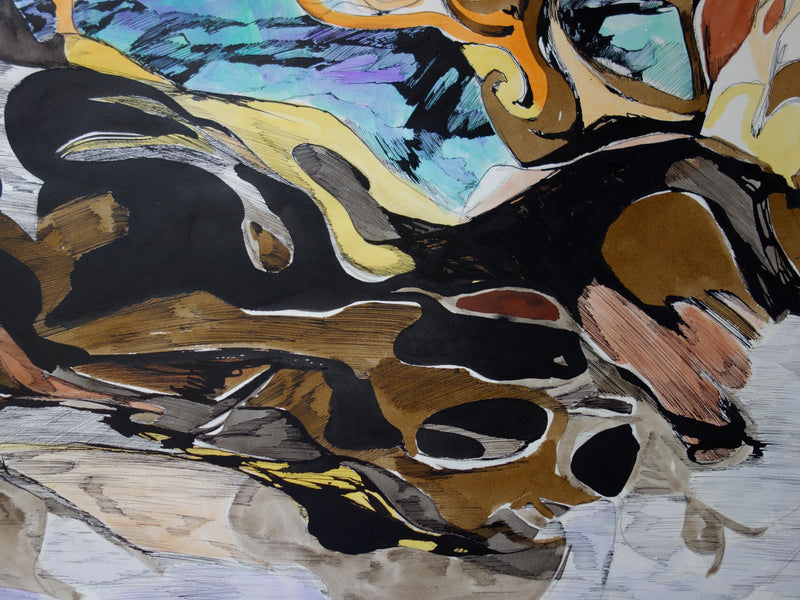 Bernard HERZOG : Torent à Luchon, Aquarelle originale signée