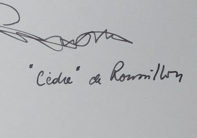 Joanna BRUZDOWICZ : L'arbre musical, Autographe et dessin original signé