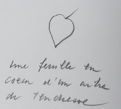 Autographe original de Michel WARREN (photo de détail 3) - Crédit photo : Galerie Art.Paris