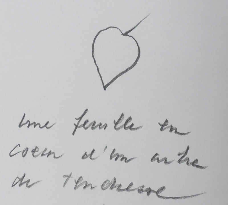 Autographe original de Michel WARREN (photo de détail 3) - Crédit photo : Galerie Art.Paris