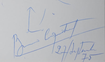 Autographe original de Bruno COQUATRIX (photo de détail 2) - Crédit photo : Galerie Art.Paris