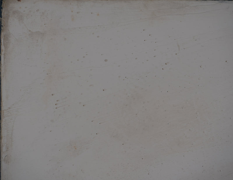 Jan MEIJER : Composition abstraite en noir et blanc, Huile sur toile signée