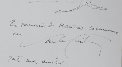 Autographe original de Maurice TEYNAC (photo de détail 4) - Crédit photo : Galerie Art.Paris