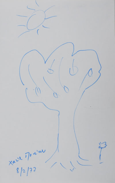 Autographe original de Xavier DENIAU (vue générale) - Crédit photo : Galerie Art.Paris