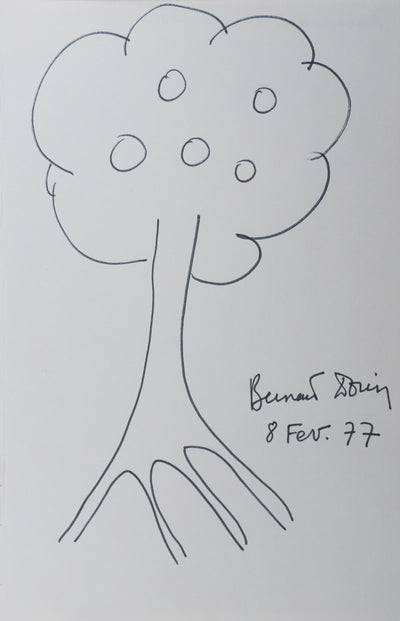 Autographe original de Bernard DORIN (vue générale) - Crédit photo : Galerie Art.Paris