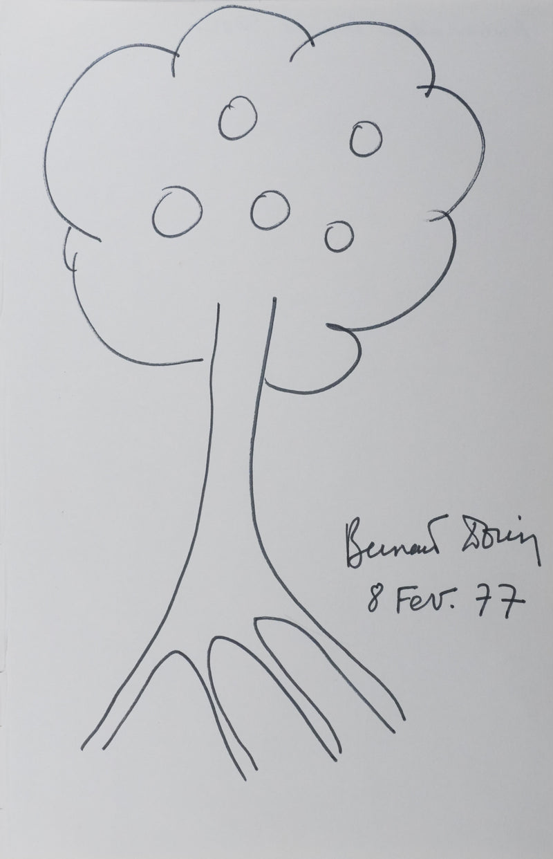 Autographe original de Bernard DORIN (vue générale) - Crédit photo : Galerie Art.Paris