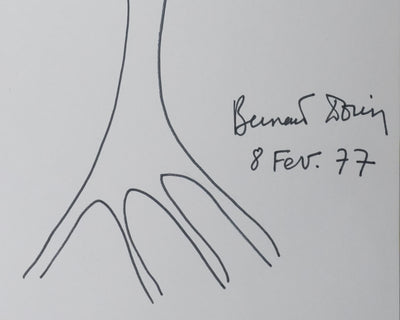 Autographe original de Bernard DORIN (photo de détail 4) - Crédit photo : Galerie Art.Paris