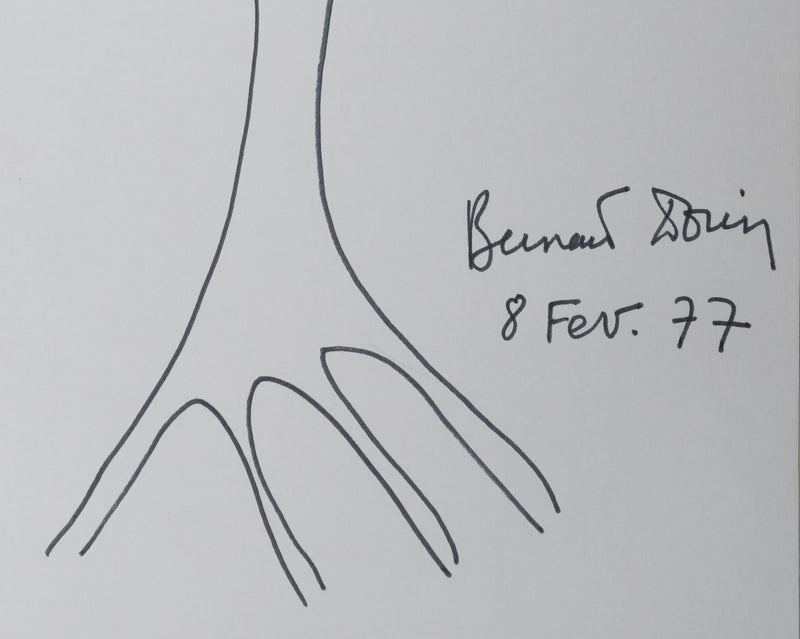 Autographe original de Bernard DORIN (photo de détail 4) - Crédit photo : Galerie Art.Paris