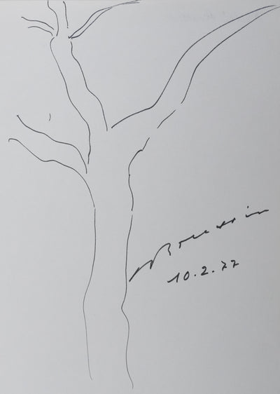 Autographe original de André ROUSSIN (vue générale) - Crédit photo : Galerie Art.Paris