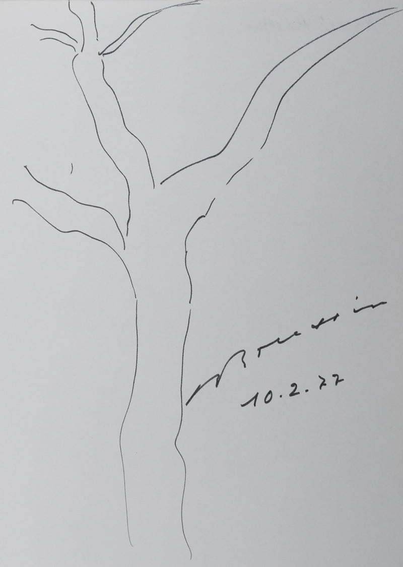 Autographe original de André ROUSSIN (vue générale) - Crédit photo : Galerie Art.Paris