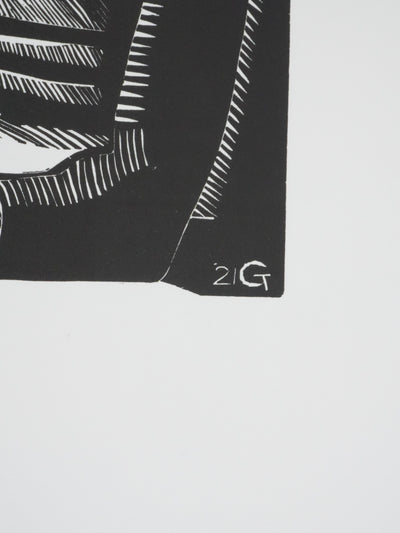 Marcel GROMAIRE : Le marin à la pipe, Gravure originale signée