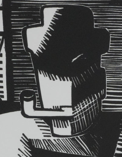 Marcel GROMAIRE : Le marin à la pipe, Gravure originale signée