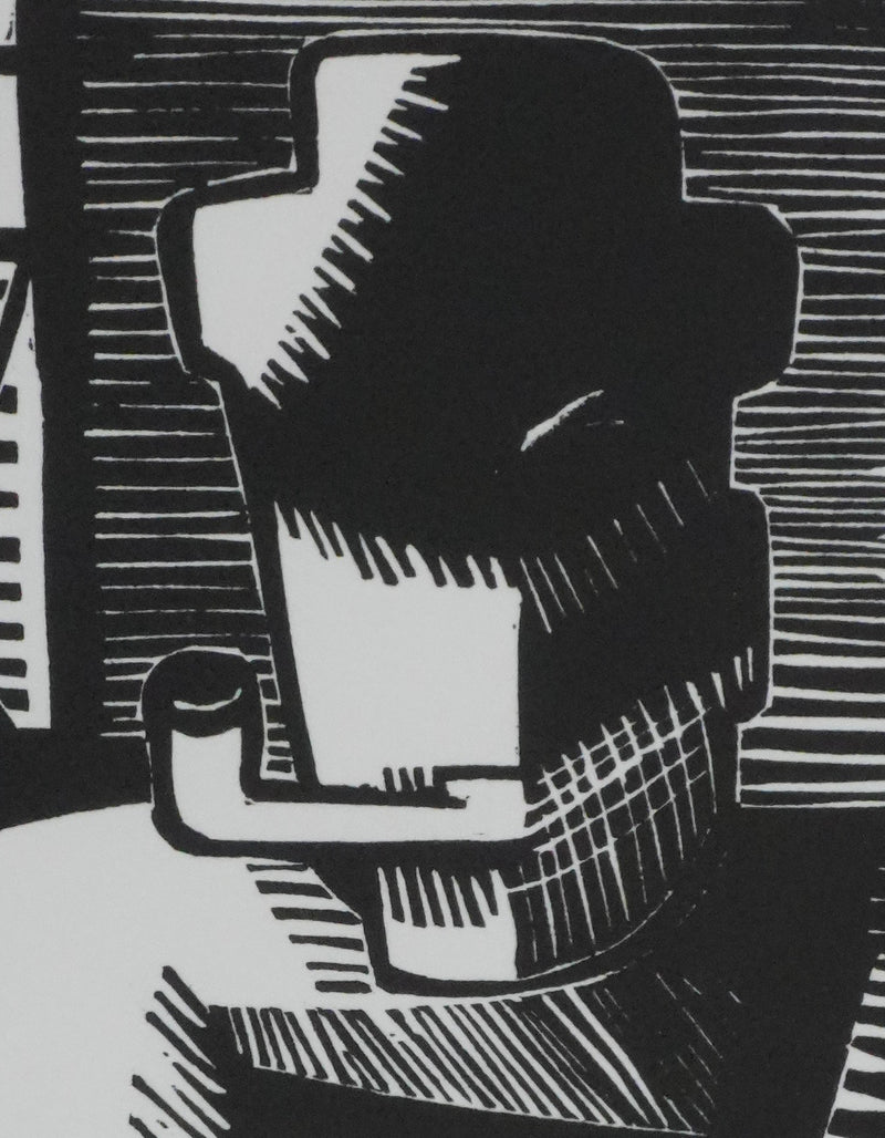 Marcel GROMAIRE : Le marin à la pipe, Gravure originale signée