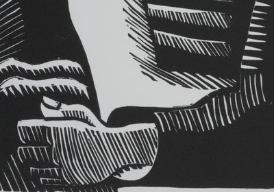 Marcel GROMAIRE : Le marin à la pipe, Gravure originale signée