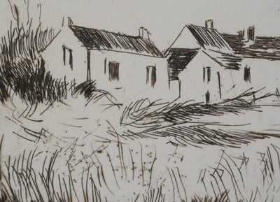 Maurice DE VLAMINCK : La mare, Gravure originale