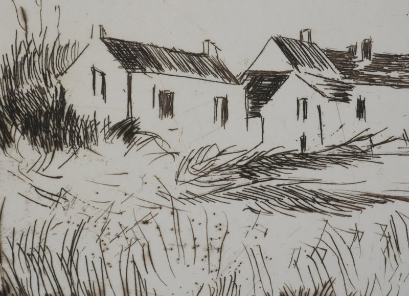 Maurice DE VLAMINCK : La mare, Gravure originale