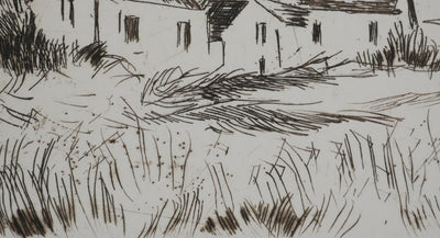 Maurice DE VLAMINCK : La mare, Gravure originale