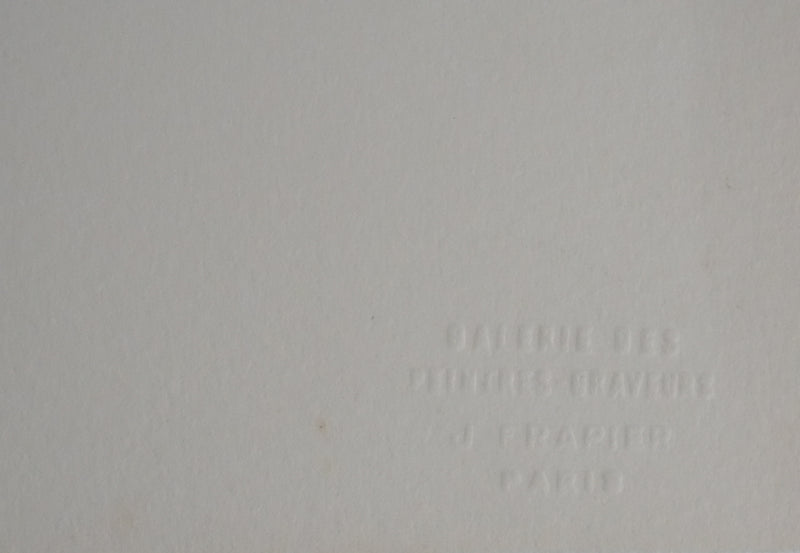 Maurice DE VLAMINCK : La mare, Gravure originale