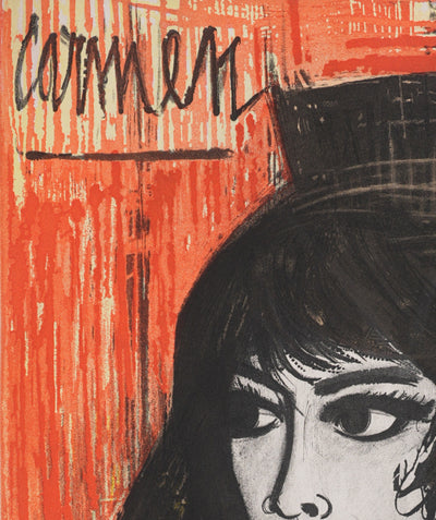Bernard BUFFET: Carmen, Signed engraving