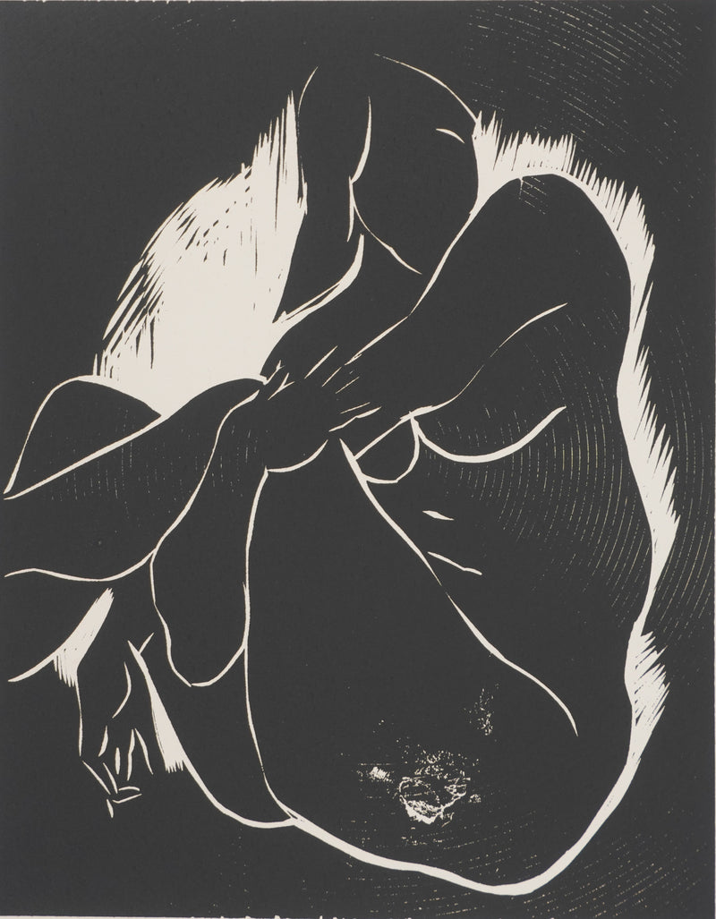 Claude BOGRATCHEW : Nu féminin, Gravure originale signée