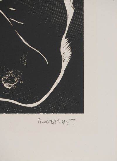 Claude BOGRATCHEW : Nu féminin, Gravure originale signée