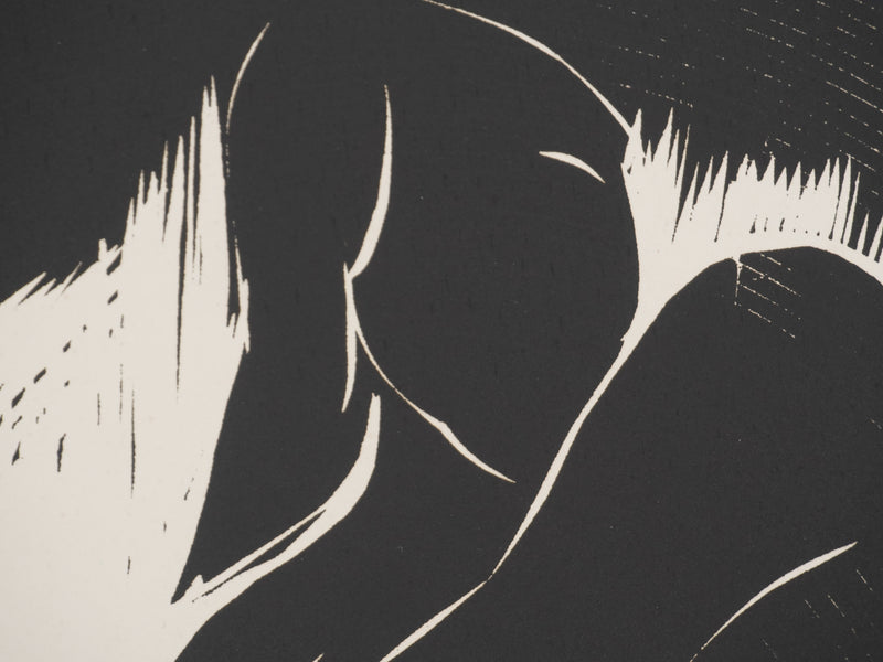Claude BOGRATCHEW : Nu féminin, Gravure originale signée