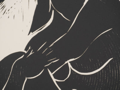 Claude BOGRATCHEW : Nu féminin, Gravure originale signée
