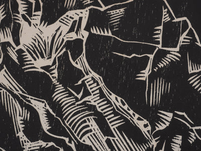 Claude BOGRATCHEW : Paysage abstrait, Gravure originale signée