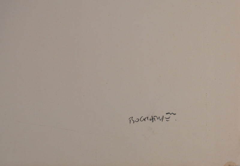Claude BOGRATCHEW : Corps abstrait, Gravure originale signée