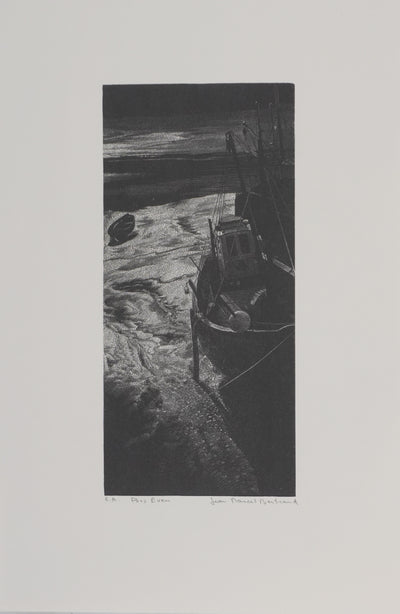 Jean Marcel BERTRAND : Pors Even, Gravure originale signée