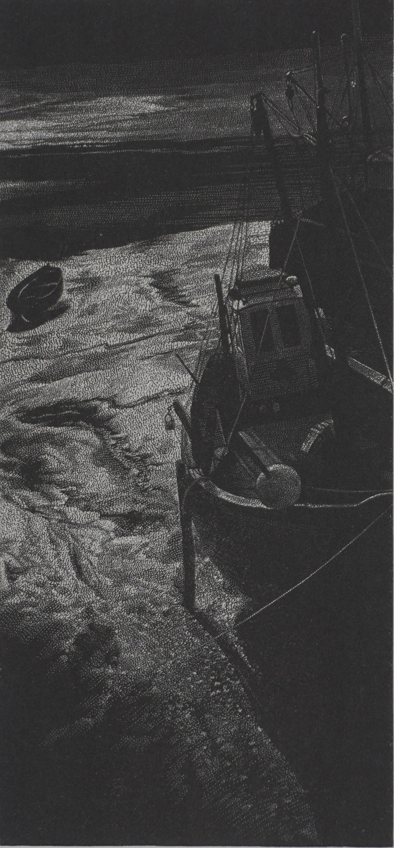 Jean Marcel BERTRAND : Pors Even, Gravure originale signée