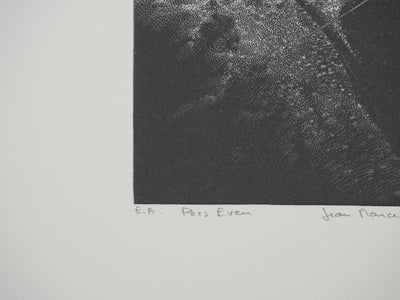 Jean Marcel BERTRAND : Pors Even, Gravure originale signée