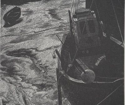 Jean Marcel BERTRAND : Pors Even, Gravure originale signée