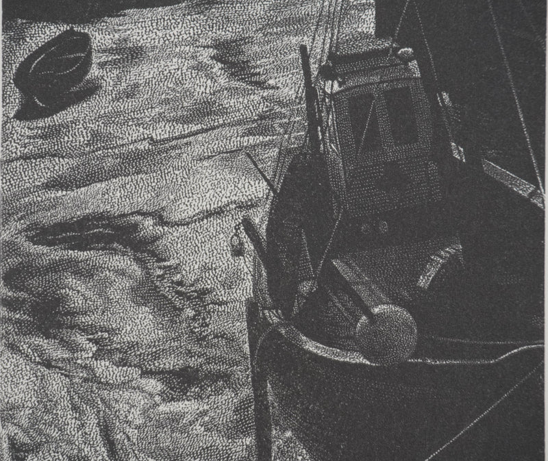 Jean Marcel BERTRAND : Pors Even, Gravure originale signée