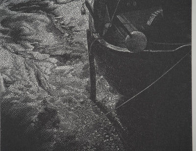 Jean Marcel BERTRAND : Pors Even, Gravure originale signée