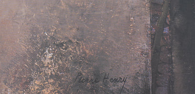 Pierre HENRY : La femme à la rose, Impression offset signée