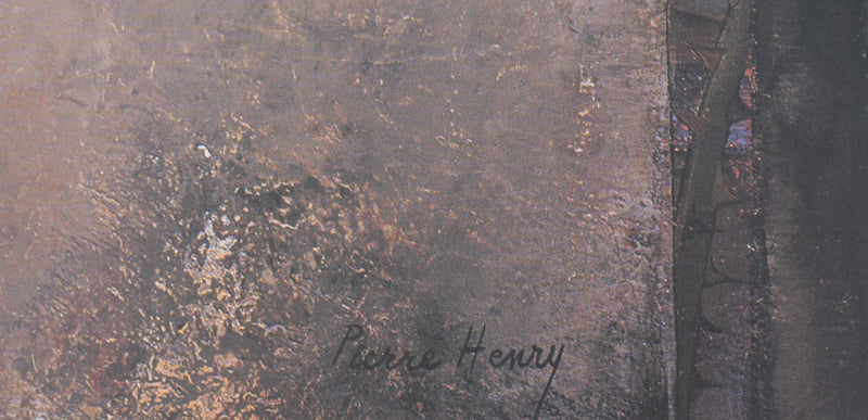 Pierre HENRY : La femme à la rose, Impression offset signée