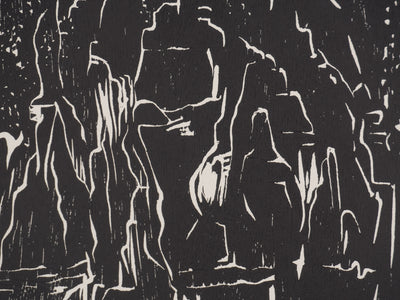 Claude BOGRATCHEW : Foule dans la pénombre, Gravure originale signée