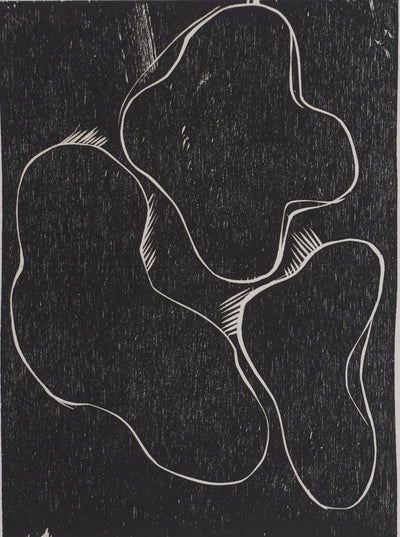 Claude BOGRATCHEW : Figures abstraites, Gravure originale signée