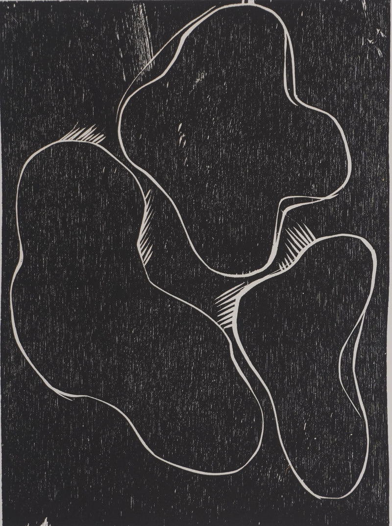 Claude BOGRATCHEW : Figures abstraites, Gravure originale signée
