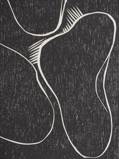 Claude BOGRATCHEW : Figures abstraites, Gravure originale signée
