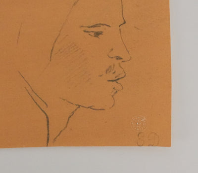 Eugène DELACROIX (d'après) : Etude de silhouettes, Lithographie signée