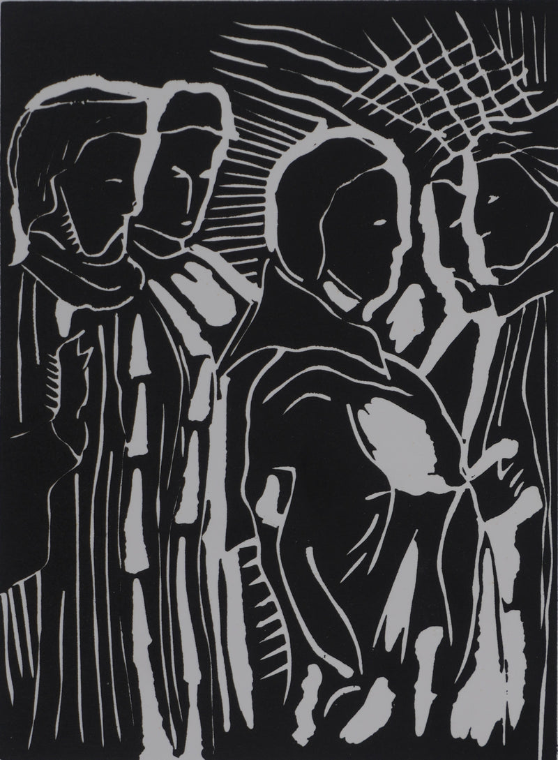 Claude RAIMBOURG : Hommage à Giotto, Gravure originale signée