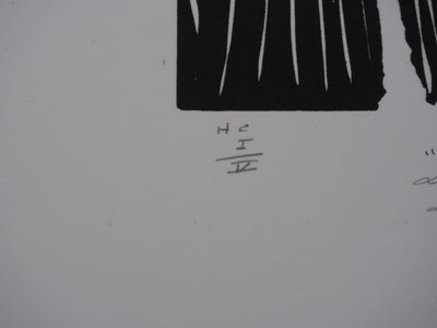 Claude RAIMBOURG : Hommage à Giotto, Gravure originale signée